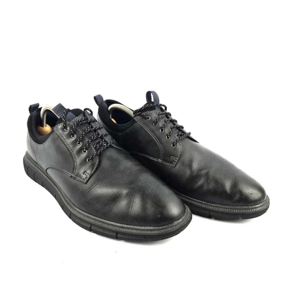 Dockers Mens Black Cooper Business Casual SupremeFlex Lace Oxford Shoe 10.5M